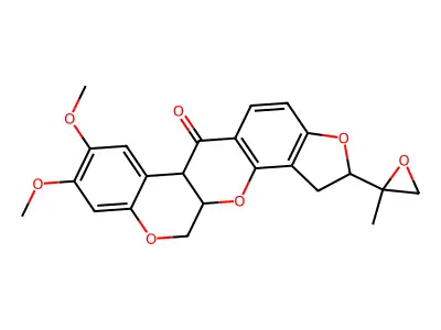 6',7'-Epoxyrotenone structure