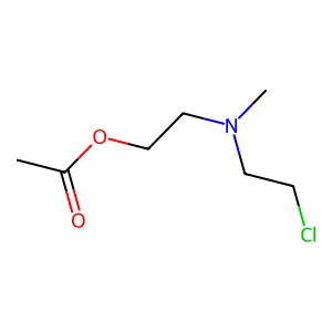 Acetylcholine mustard structure