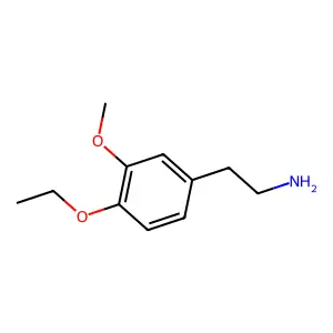 4-乙氧基-3-甲氧基苯乙胺 structure