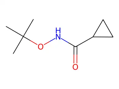 N-(1,1-Dimethylethoxy)cyclopropanecarboxamide structure
