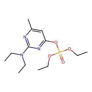 Pirimiphos-ethyl O-analog structure