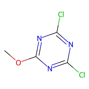 2,4-Dichloro-6-methoxy-3,5-triazine structure