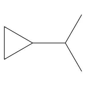 Cyclopropane, (1-methylethyl)- structure