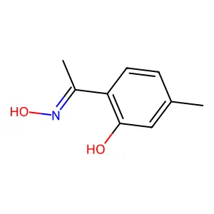 Ethanone, 1-(2-hydroxy-4-methylphenyl)-, oxime structure