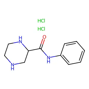 N-Phenylpiperazine-2-carboximidic acid--hydrogen chloride (1/2) structure