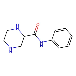 Piperazine-2-carboxanilide structure