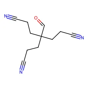 4-(2-Cyanoethyl)-4-formylheptanedinitrile structure