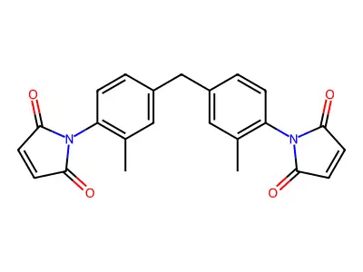 1,1'-(Methylenebis(2-methyl-4,1-phenylene))bis(1H-pyrrole-2,5-dione) structure