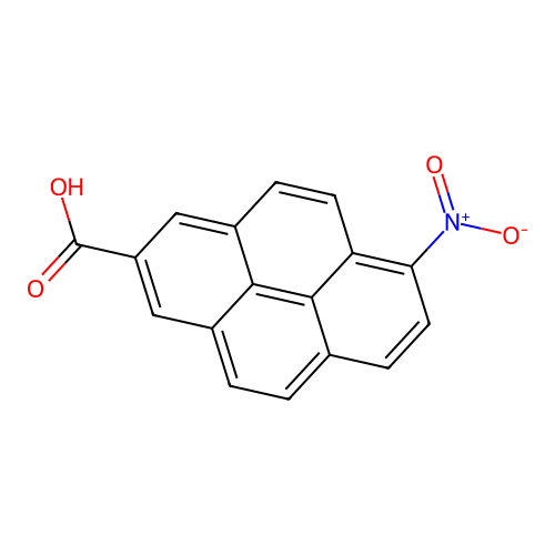 6-nitropyrene-2-carboxylic Acid structure