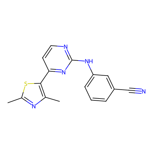 2-Anilino-4-(thiazol-5-yl)pyrimidine deriv. 36 structure