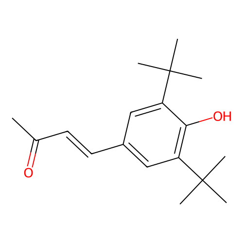 3-Buten-2-one, 4-(3,5-bis(1,1-dimethylethyl)-4-hydroxyphenyl)- structure