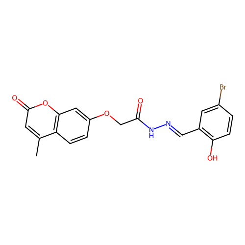 C19H15BrN2O5 structure