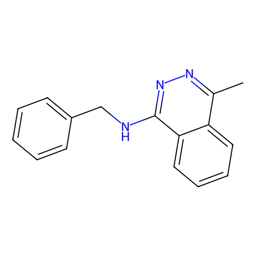 N-benzyl-4-methylphthalazin-1-amine structure