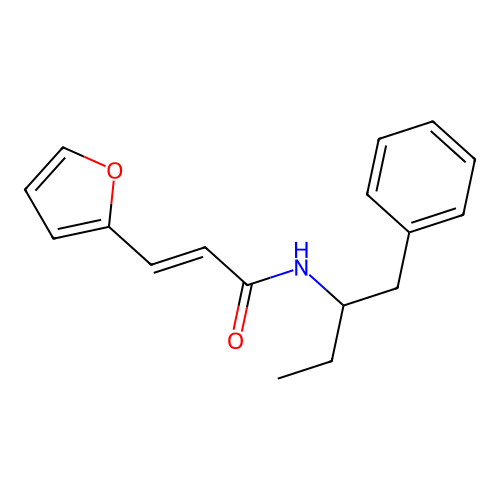 N-(1-Benzyl-propyl)-3-furan-2-yl-acrylamide structure