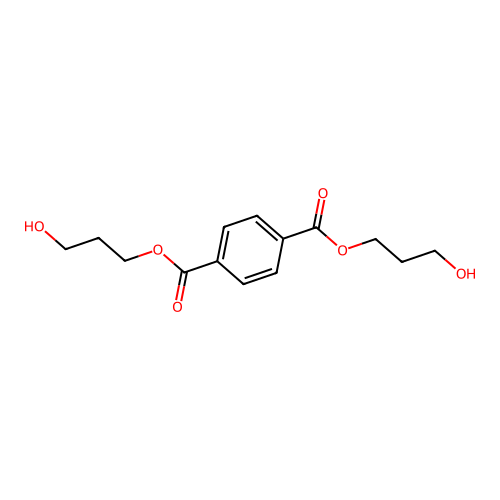 Bis(3-hydroxypropyl) terephthalate structure