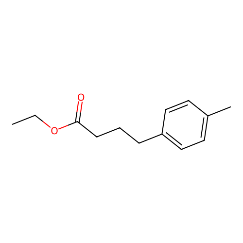 Ethyl 4-(4-methylphenyl)butanoate structure