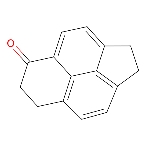 1,2,6,7-Tetrahydro-cyclopenta(CD)phenalen-5-one structure