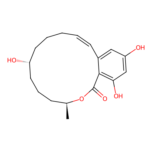 alpha-Zearalenol structure