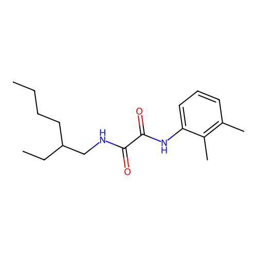 N-(2,3-dimethylphenyl)-N'-(2-ethylhexyl)ethanediamide structure