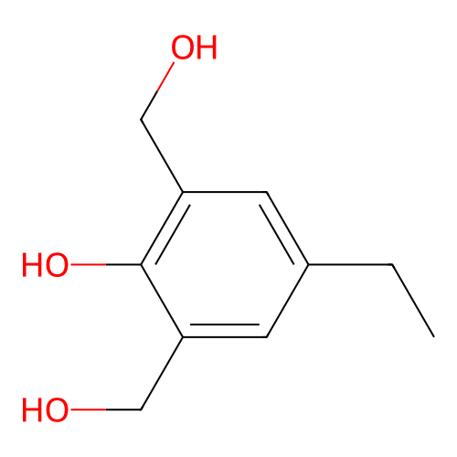 2,6-Dimethylol-4-ethylphenol structure