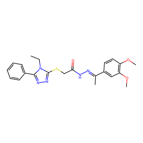 C22H25N5O3S structure