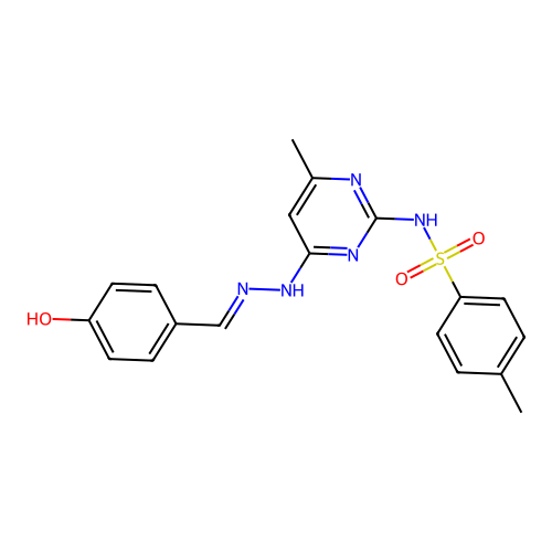 C19H19N5O3S structure