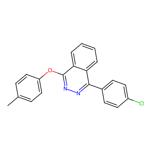 1-(4-Chlorophenyl)-4-(4-methylphenoxy)phthalazine structure