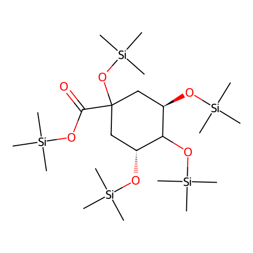 Quinic acid, TMS structure