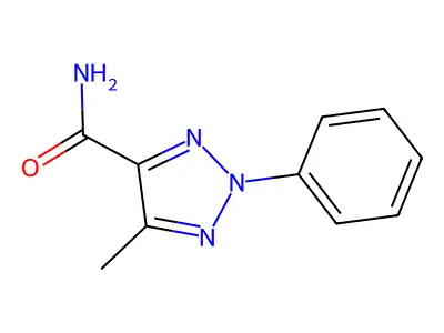 5-methyl-2-phenyl-2H-1,2,3-triazole-4-carboxamide structure