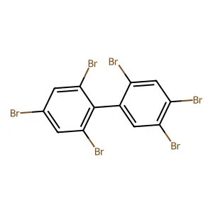 2,2',4,4',5,6'-Hexabromobiphenyl structure