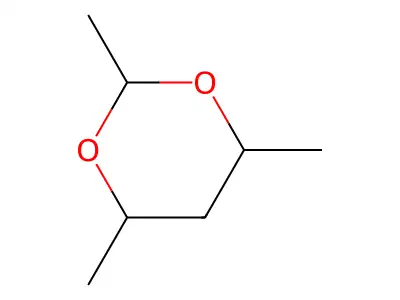 2,4,6-Trimethyl-1,3-dioxane structure