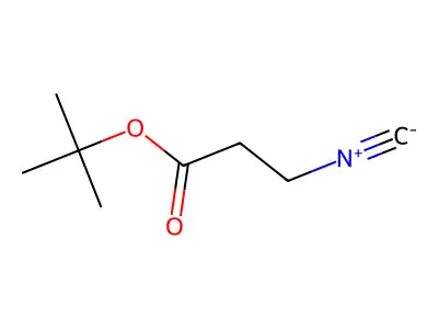 tert-Butyl 3-isocyanopropionate structure
