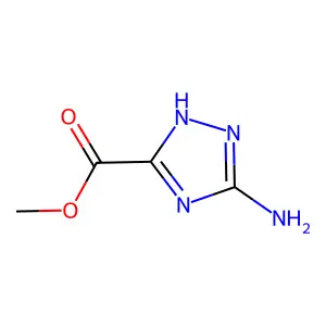 methyl 5-amino-1H-(1,2,4)triazole-3-carboxylate structure
