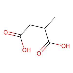 (R)-(+)-甲基琥珀酸 structure