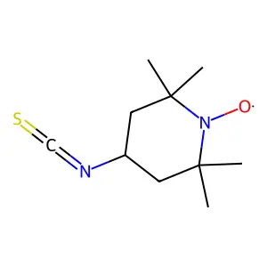 4-Isothiocyanato-2,2,6,6-tetramethylpiperidine 1-Oxyl Free Radical structure