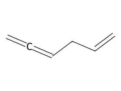 1,2,5-Hexatriene structure