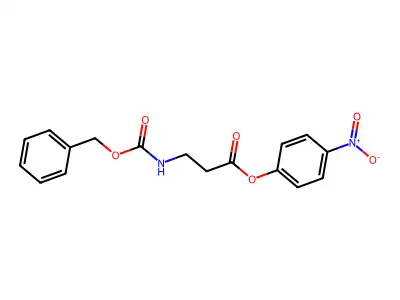(4-Nitrophenyl) 3-(phenylmethoxycarbonylamino)propanoate structure