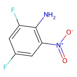 Aniline, 2,4-difluoro-6-nitro- structure