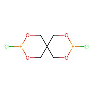 2,4,8,10-Tetraoxa-3,9-diphosphaspiro[5.5]undecane, 3,9-dichloro- structure