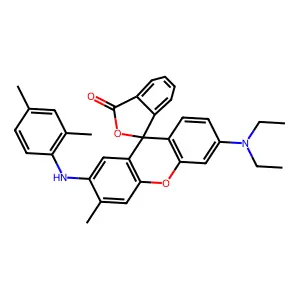 3-Diethylamino-6-methyl-7-(2,4-xylidino)fluoran structure