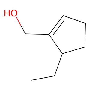 (5-Ethylcyclopent-1-enyl)methanol structure