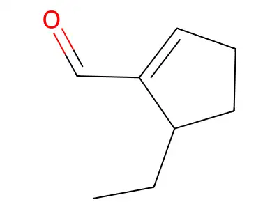 5-乙基环戊烯-1-甲醛 structure