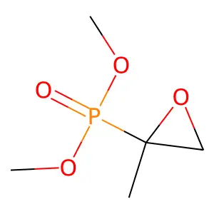 2-Dimethoxyphosphoryl-2-methyloxirane structure