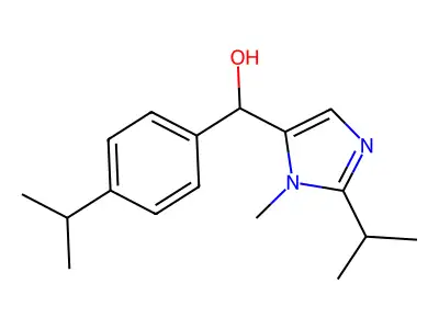 (3-Methyl-2-propan-2-ylimidazol-4-yl)-(4-propan-2-ylphenyl)methanol structure