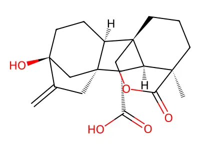 Gibberellin A44 structure