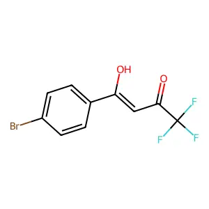 2-Buten-1-one, 1-(4-bromophenyl)-4,4,4-trifluoro-3-hydroxy- structure