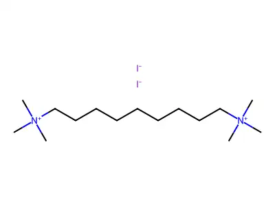九亚甲基双三甲基二碘化铵 structure
