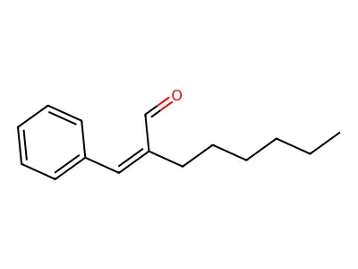 Hexyl cinnamic aldehyde structure