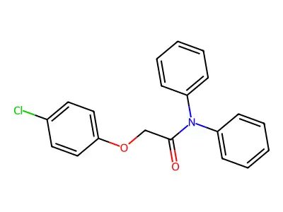 2-(4-Chlorophenoxy)-N,N-diphenylacetamide structure