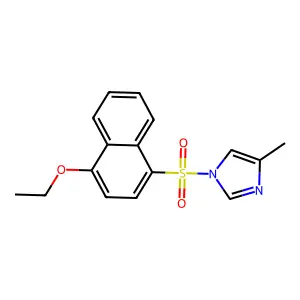 1-[(4-ethoxynaphthalen-1-yl)sulfonyl]-4-methyl-1H-imidazole structure